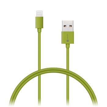 CONNECT IT Wirez COLORZ kabel Apple Lightning - USB, 1m, zelen