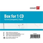 COVER IT 1 CD 10mm jewel box + tray ir 10ks/bal