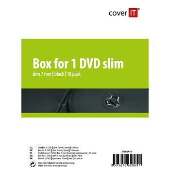 COVER IT 1 DVD 7mm slim ern 10ks/bal