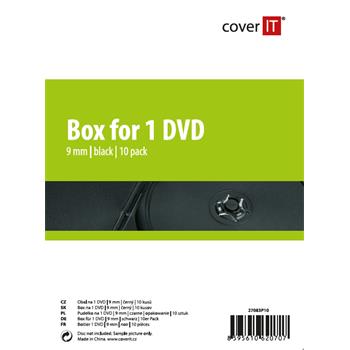 COVER IT 1 DVD 9mm slim ern 10ks/bal