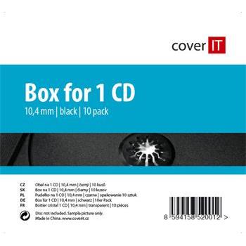 COVER IT box:1 CD jewel box + tray 10ks/BAL
