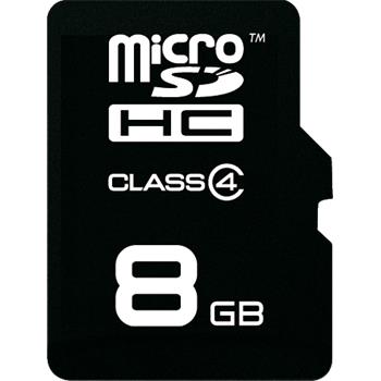 EMTEC microSDHC 8GB Silver Class 4 + SD adaptr