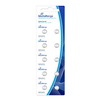 MediaRange Premium alkalick baterie Coin Cells, AG3, LR41, 1.5V, 10ks