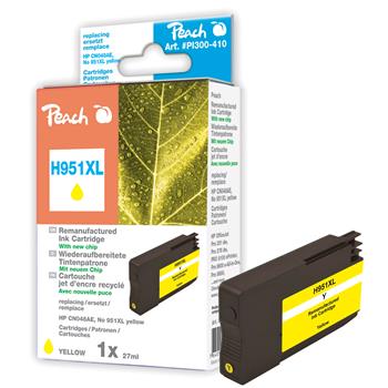Peach Ink Cartridge yellow HC, compatible with HP No. 951XL, CN048AE