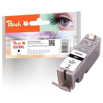 Peach inkoustov npl ern, kompatibiln s Canon PGI-570 bk XL