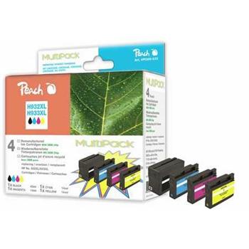 Peach inkoustov npl Combi Pack, kompatibiln s HP No. 932 XL, No. 933 XL