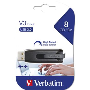 VERBATIM Store 'n' Go V3 8GB USB 3.0 ern