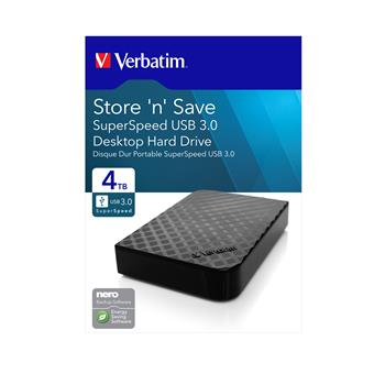 Verbatim Store 'n' Save 3,5" GEN2 4TB USB 3.0 ern