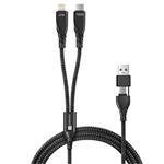 CONNECT IT Wirez 4in1 1x USB-C, 1x Lightning, 1,25 m, ERN