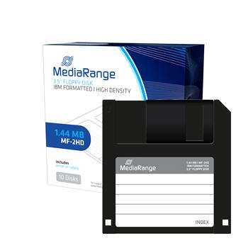 MEDIARANGE disketa 1,44MB 3,5" 10ks, plast