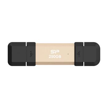 Silicon Power DS72 250GB USB 3.2 Gen 2 (2024) - Zlat