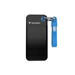 VERBATIM Pocket SSD USB 3.2 Gen 2 1TB ern/modr