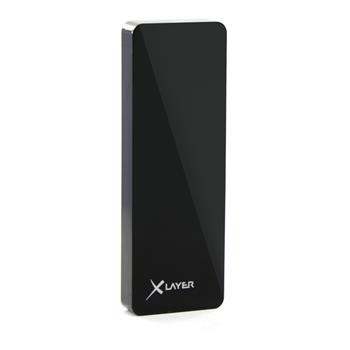 XLayer Powerbank Pocket Polymer Black 2600mAh
